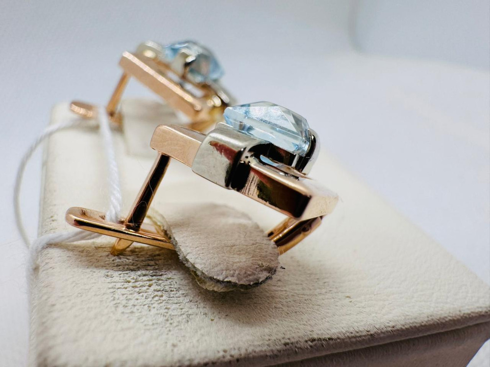 СЕРЬГИ С КАМНЕМ (Au 585)