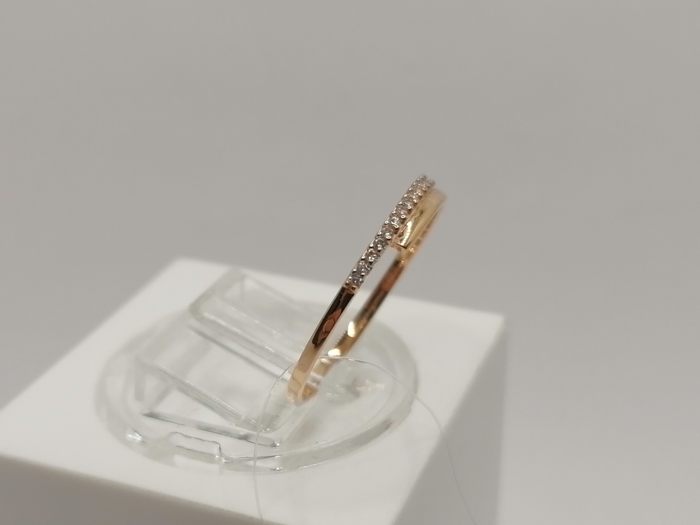 КОЛЬЦО С КАМНЯМИ (Au 585)