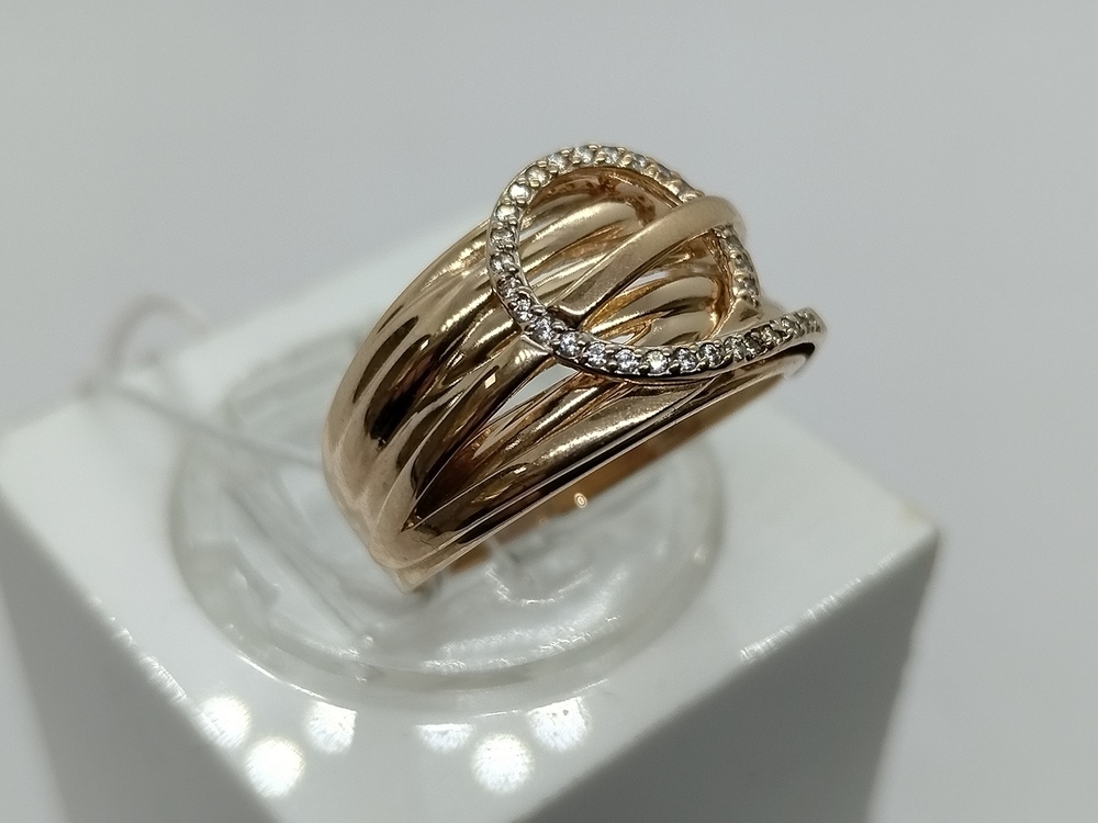 КОЛКМИ585 КОЛЬЦО С КАМНЯМИ (Au 585)