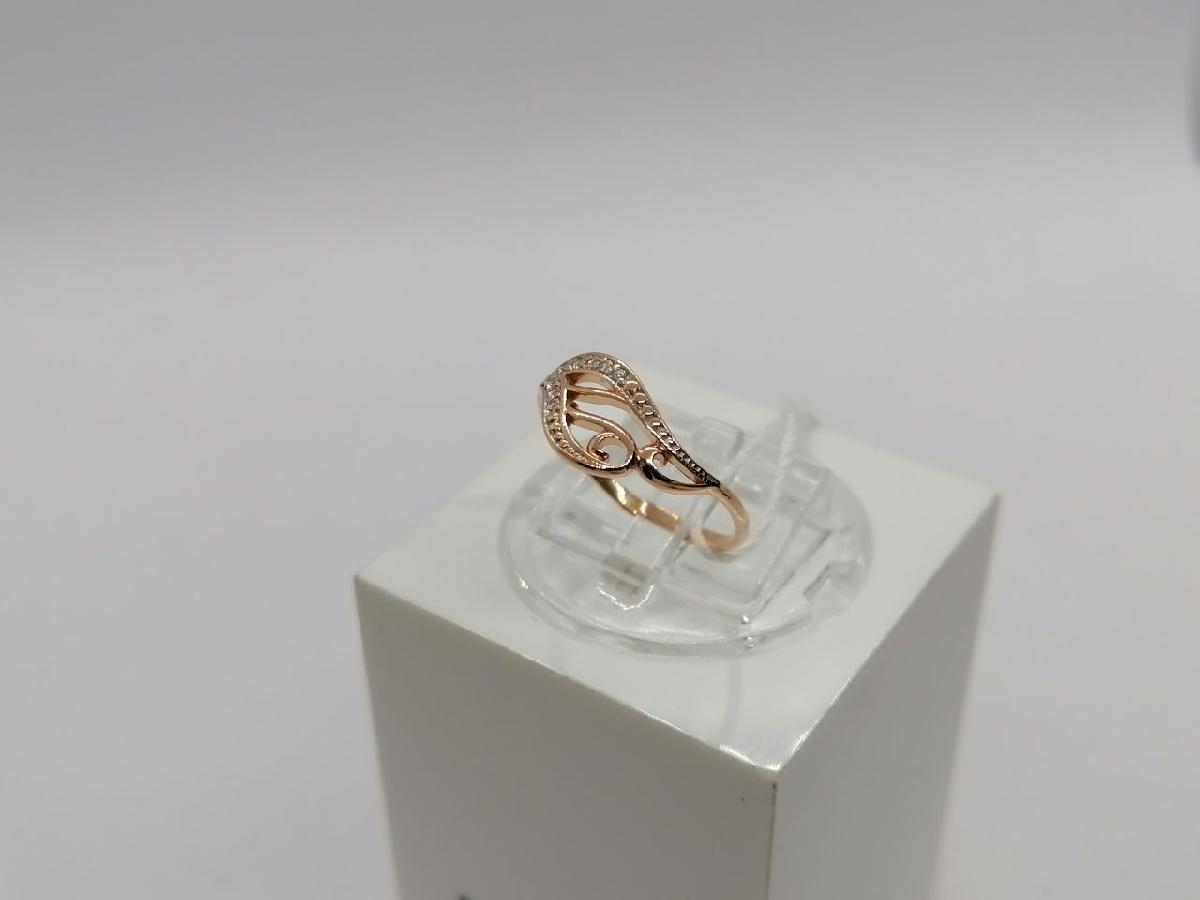 КОЛЬЦО С КАМНЯМИ (Au 585)