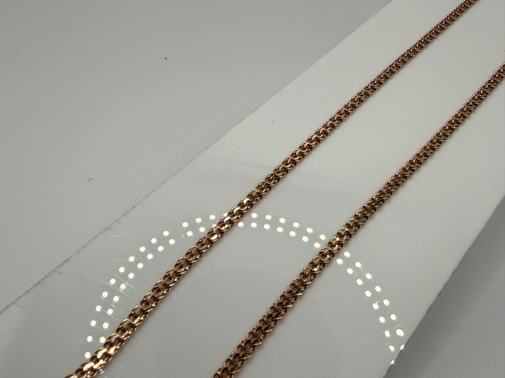 ЦЕПЬ ПУСТОТЕЛАЯ Бисмарк (Au 585)