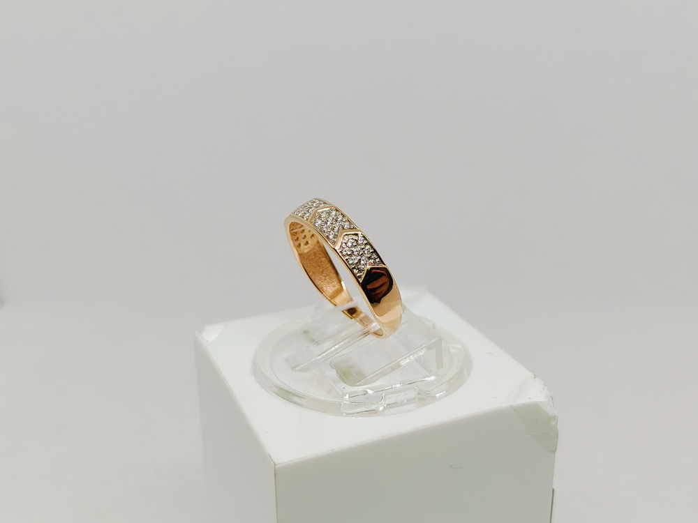 КОЛКМИ585 КОЛЬЦО С КАМНЯМИ (Au 585)