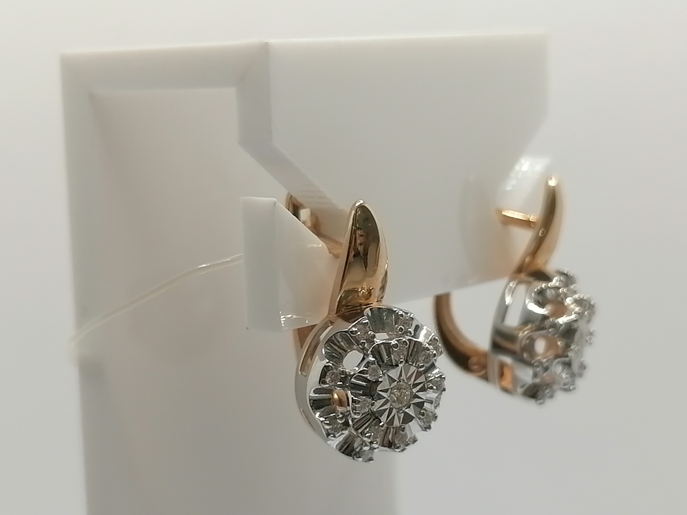 СЕРЬГИ БРИЛЛИАНТ (Au 585)