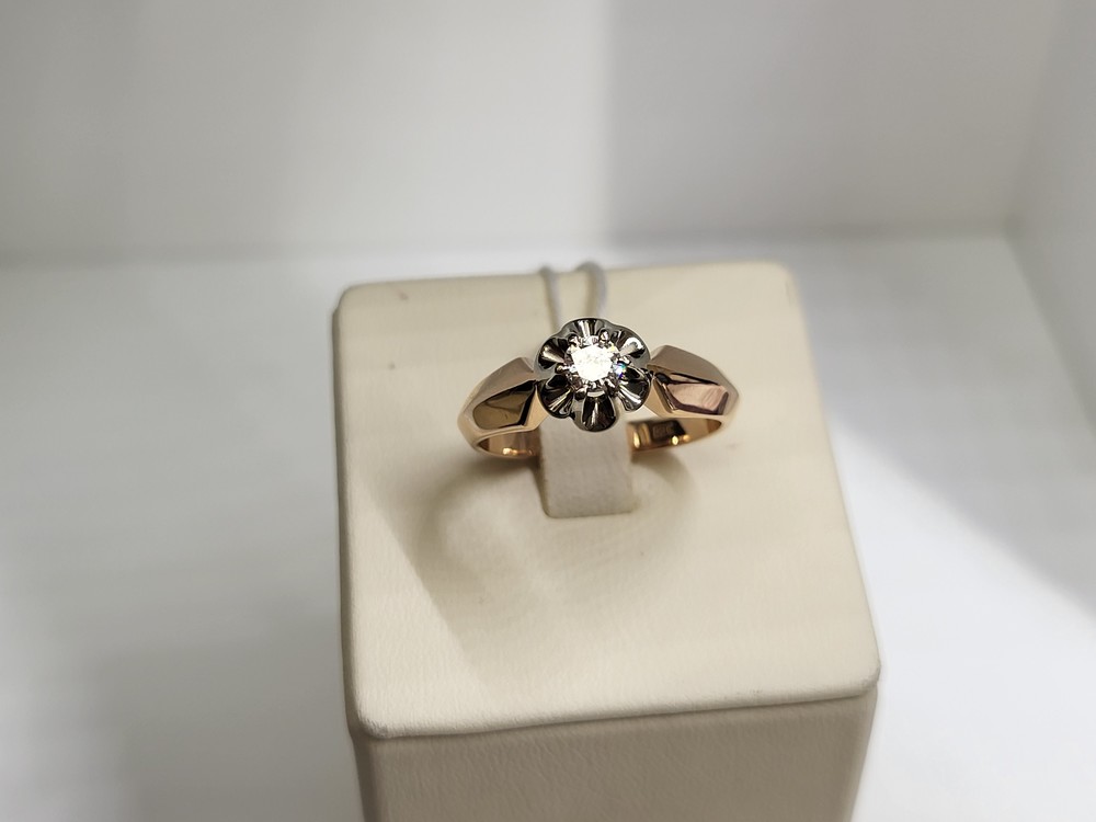 КОЛЬЦО БРИЛЛИАНТ Au 583