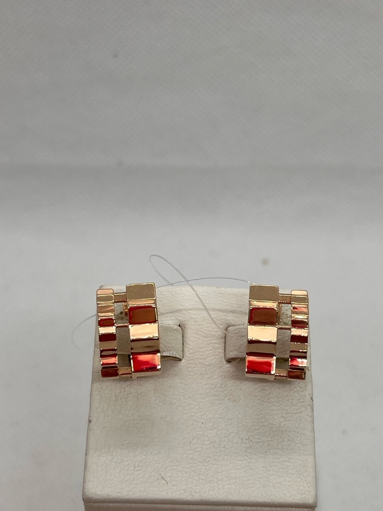 СЕРЬГИ БЕЗ КАМНЯ (Au 585)