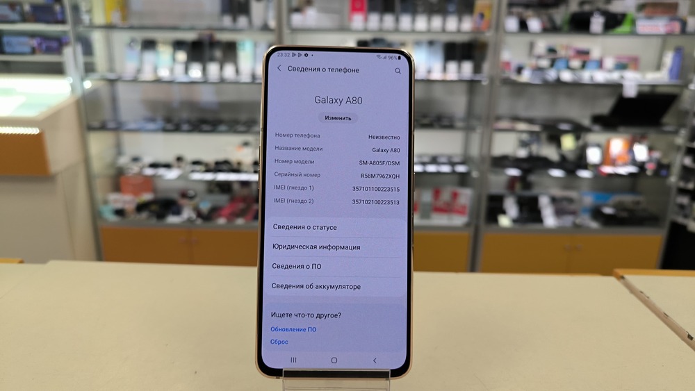 Смартфон Samsung Galaxy A80 8/128