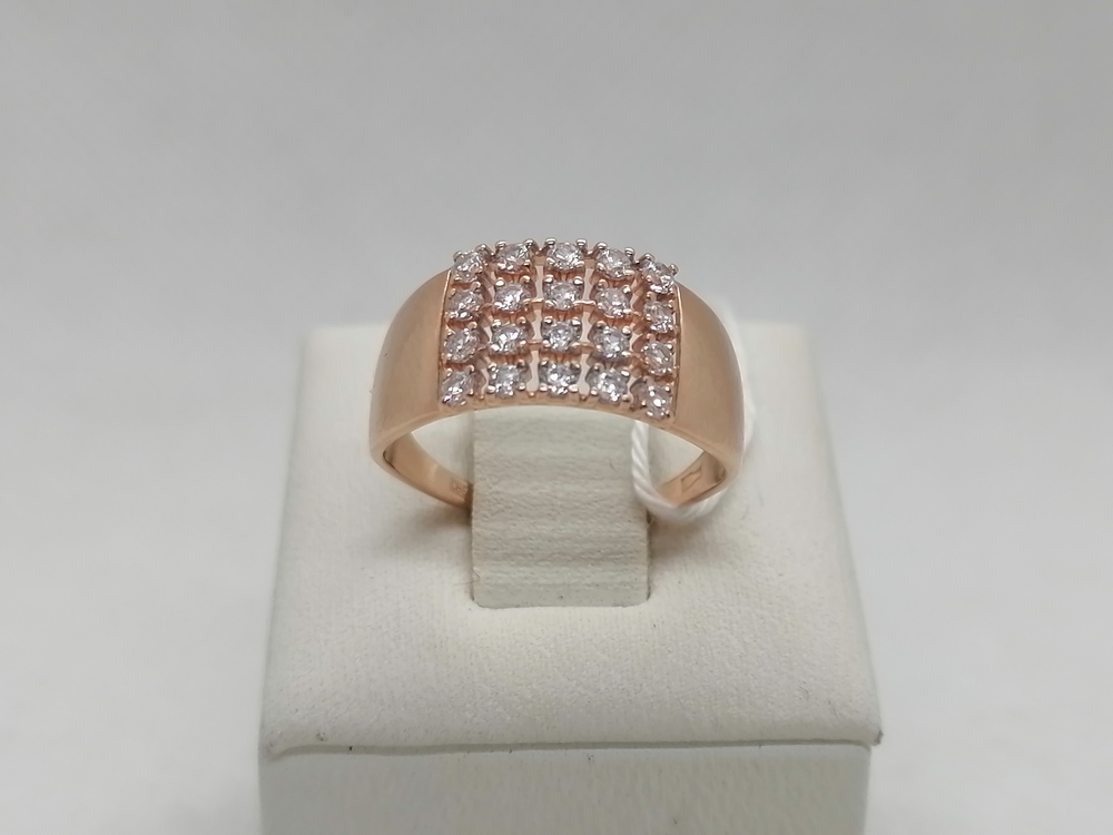 КОЛКМИ585 КОЛЬЦО С КАМНЯМИ (Au 585)