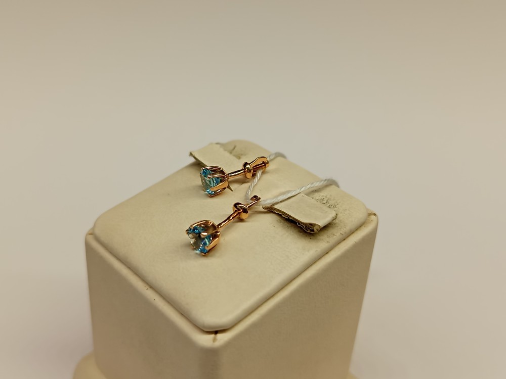 СПУС585 СЕРЬГИ ПУСЕТЫ (Au 585)