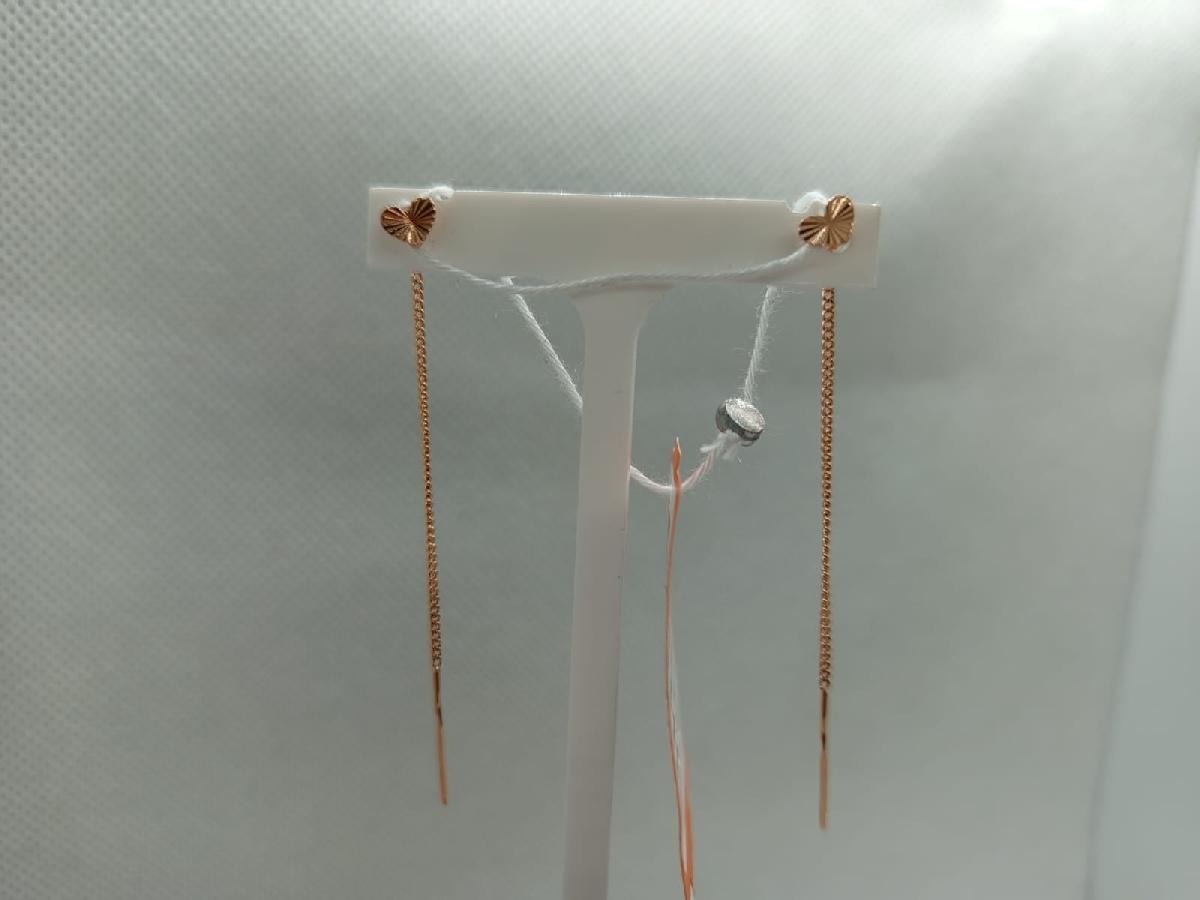 СПРО585 СЕРЬГИ ПРОДЕВКИ (Au 585)