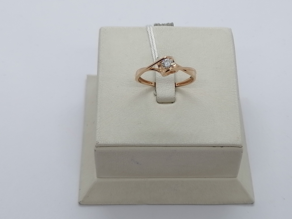 КОЛЬЦО БРИЛЛИАНТ Au 585