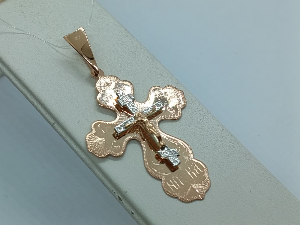 ПОДВЕСКА КРЕСТ (Au 585)