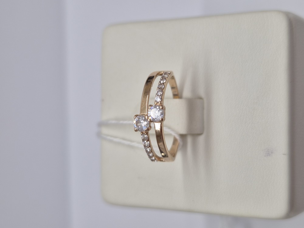 КОЛКМИ585 КОЛЬЦО С КАМНЯМИ (Au 585)