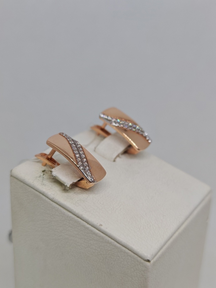 СЕРЬГИ С КАМНЯМИ (Au 585)