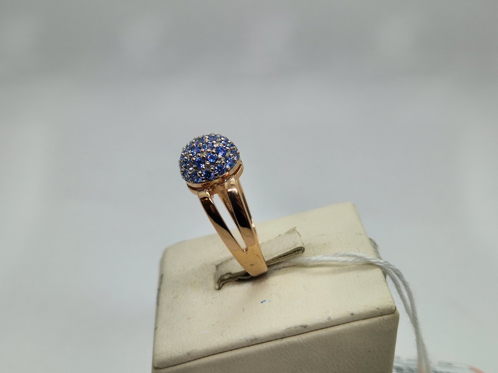 КОЛКМИ585 КОЛЬЦО С КАМНЯМИ (Au 585)