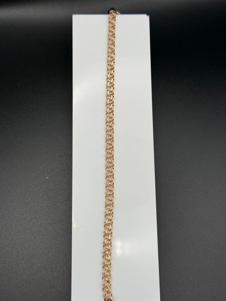 БЛБ585 БРАСЛЕТ ПОЛНОВЕСНЫЙ Бисмарк (Au 585)