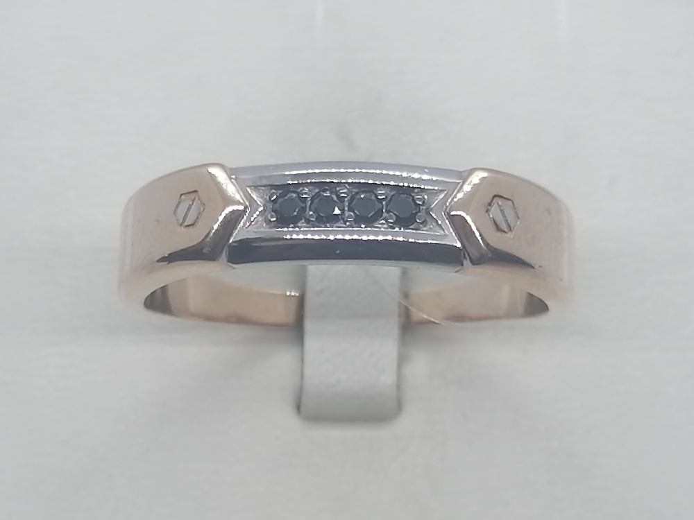 КОЛЬЦО С КАМНЯМИ (Au 585)