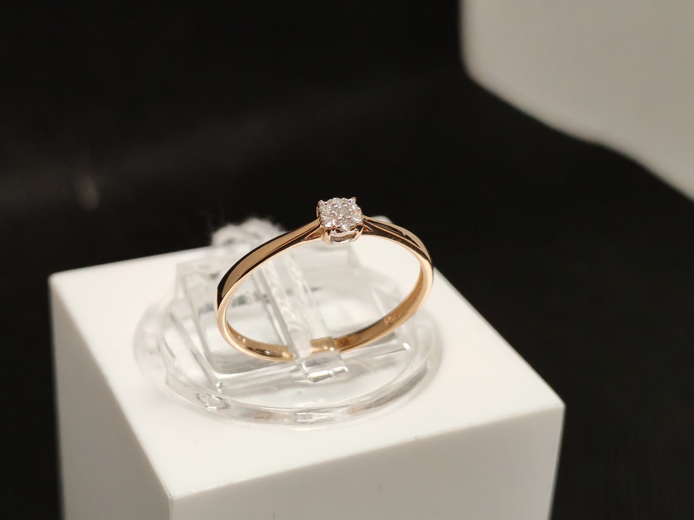 КОЛЬЦО БРИЛЛИАНТ Au 585