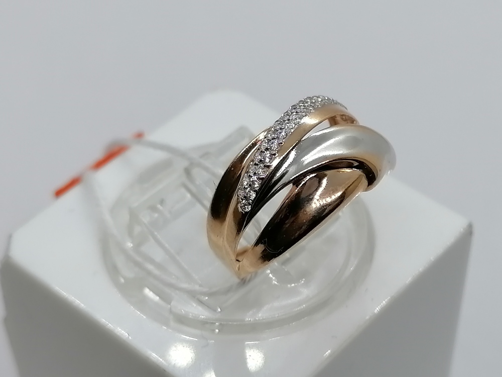 КОЛКМИ585 КОЛЬЦО С КАМНЯМИ (Au 585)