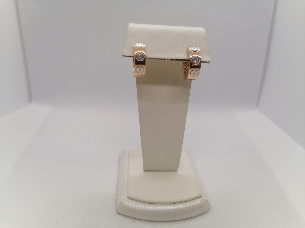 СЕРЬГИ С КАМНЯМИ (Au 585)