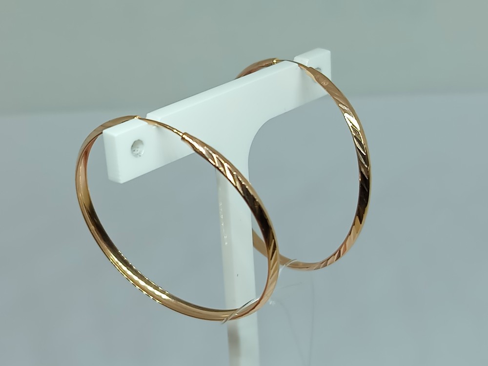 СЕРЬГИ КОНГО без камня (Au 585) СЕРЬГИ КОНГО без камня (Au 585)