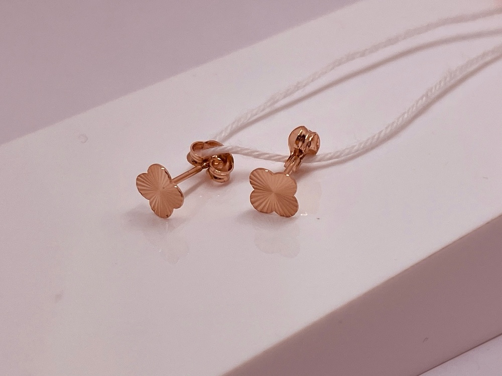 СПУС585 СЕРЬГИ ПУСЕТЫ (Au 585)