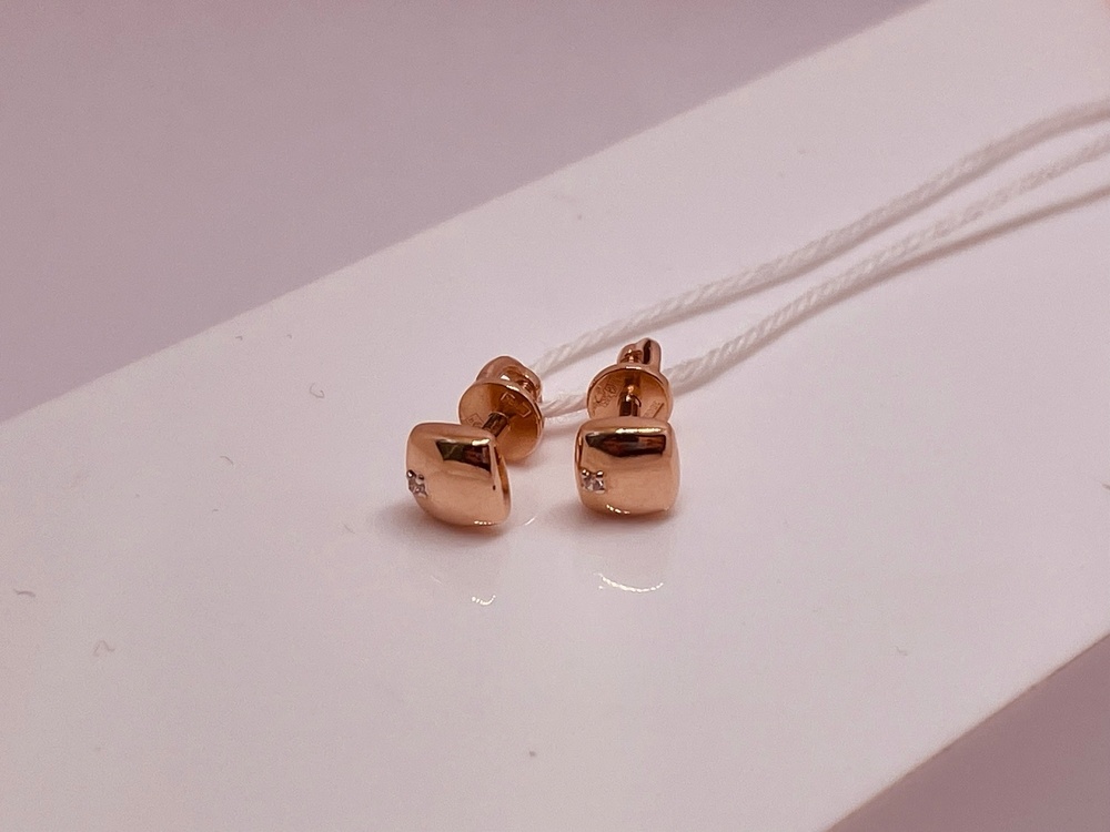 СПУС585 СЕРЬГИ ПУСЕТЫ (Au 585)