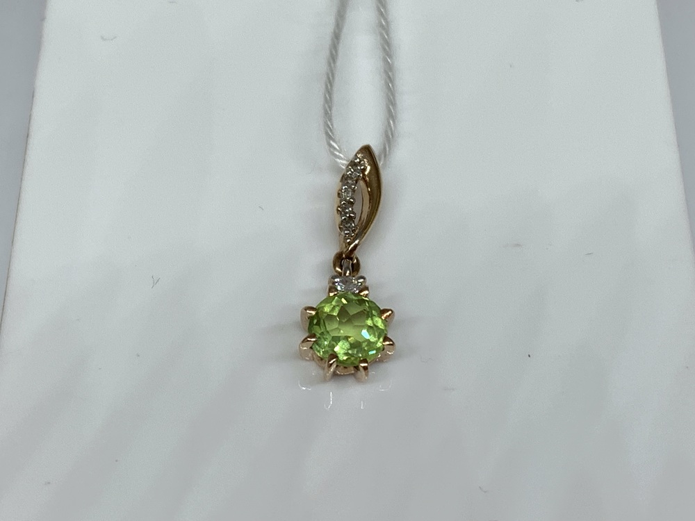 ПОДКМИ585 ПОДВЕСКА С КАМНЯМИ (Au 585)