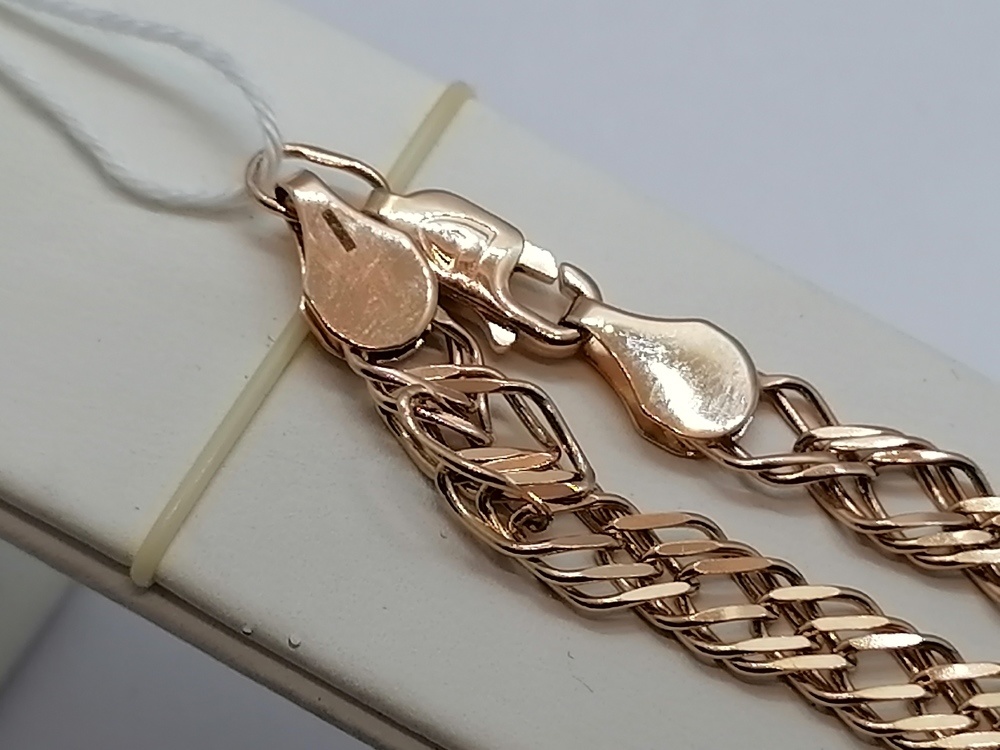 ЦЕПЬ ПОЛНОВЕСНАЯ Ромб тройной (Au 585)