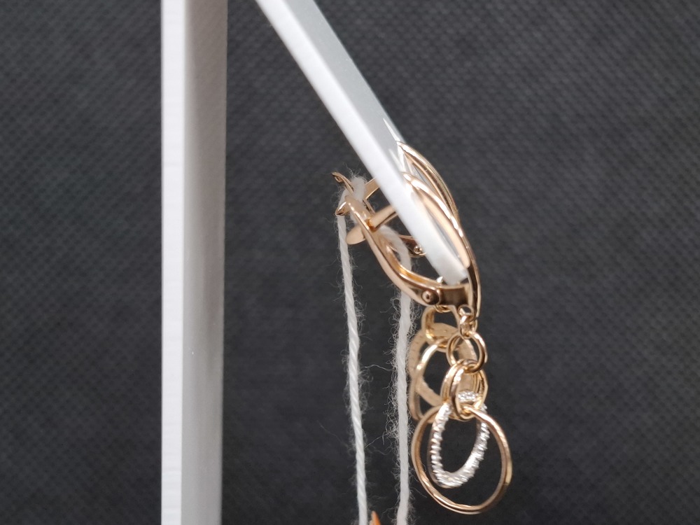 СЕРЬГИ С КАМНЯМИ (Au 585)