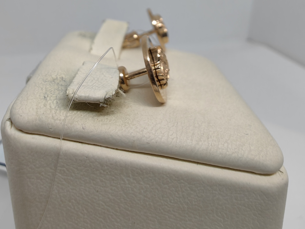 СЕРЬГИ ПУСЕТЫ без камня (Au 585)