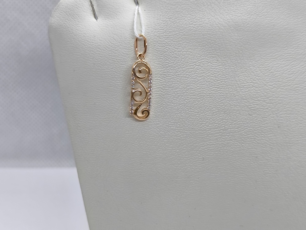 ПОДВЕСКА С КАМНЯМИ (Au 585)