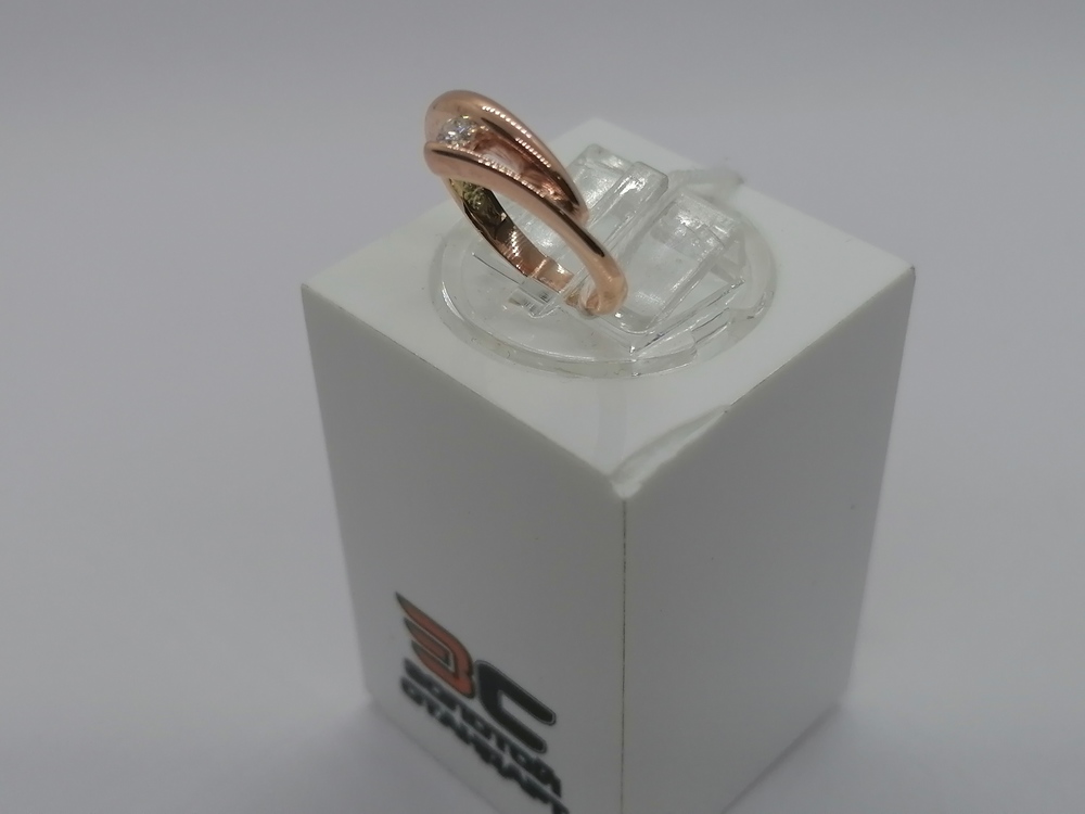 КОЛКМ585 КОЛЬЦО С КАМНЕМ (Au 585)