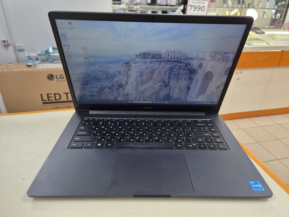 Ноутбук Xiaomi RedmiBook 15; Core I3-1115G4, Intel UHD Graphics, 8 Гб, 256 Гб, Нет
