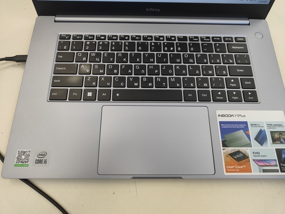Ноутбук Infinix Inbook y1 plus; Core i5-1035G1, Intel UHD Graphics, 16 Гб, 512 GB, Нет
