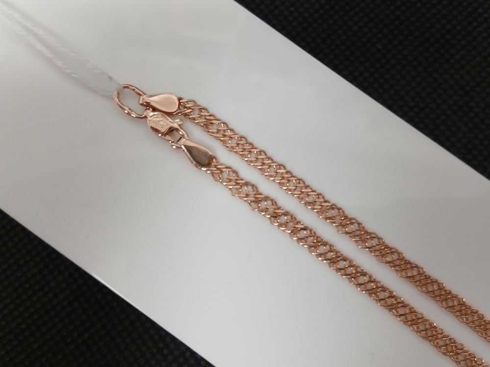 ЦЛР3585 ЦЕПЬ ПОЛНОВЕСНАЯ Ромб тройной (Au 585)