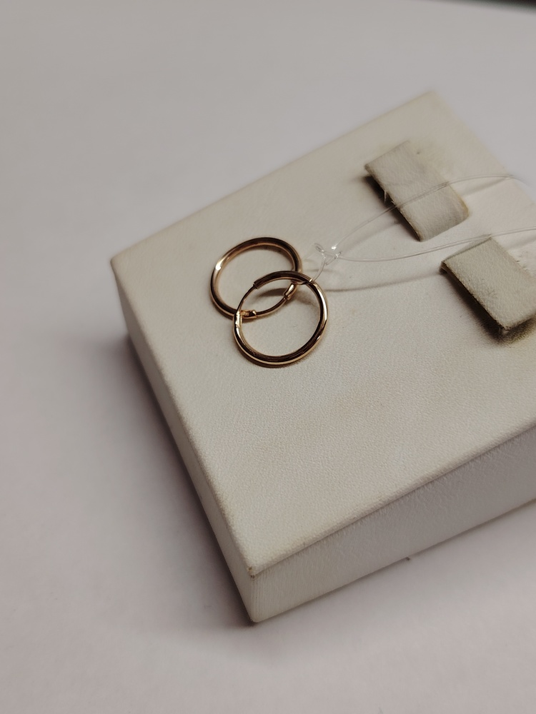 СЕРЬГИ КОНГО без камня (Au 585)