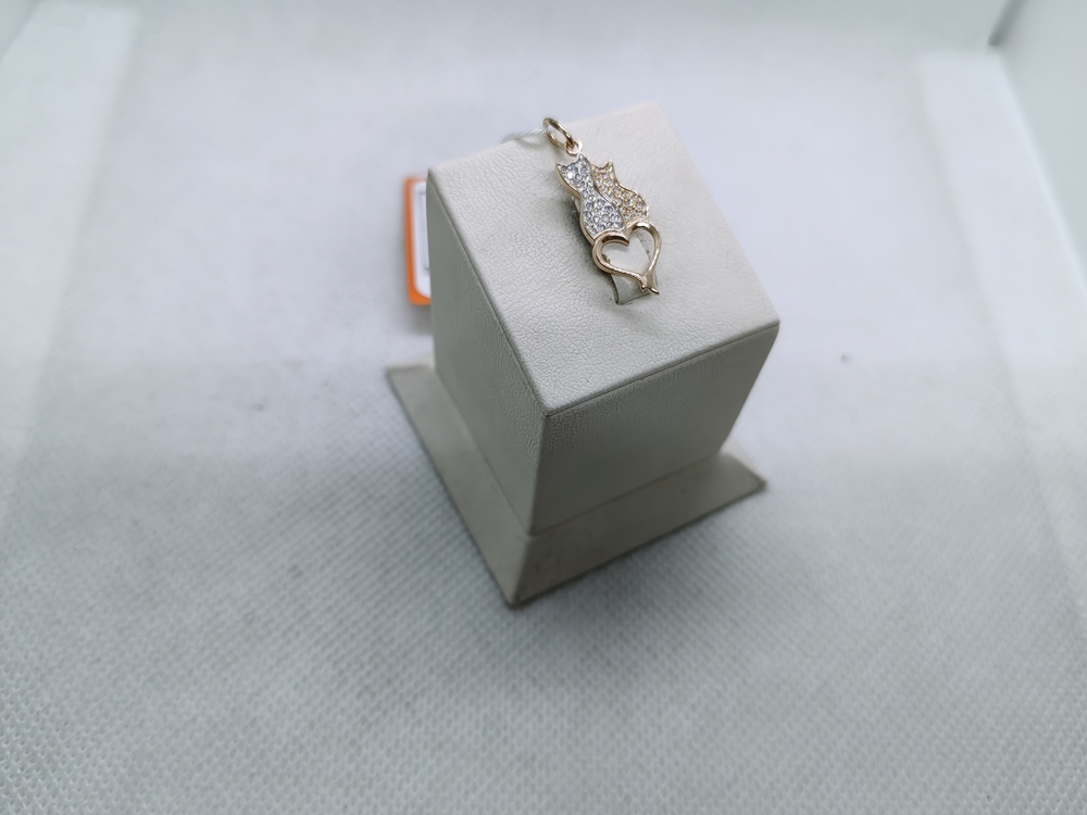 ПОДКМИ585 ПОДВЕСКА С КАМНЯМИ (Au 585)