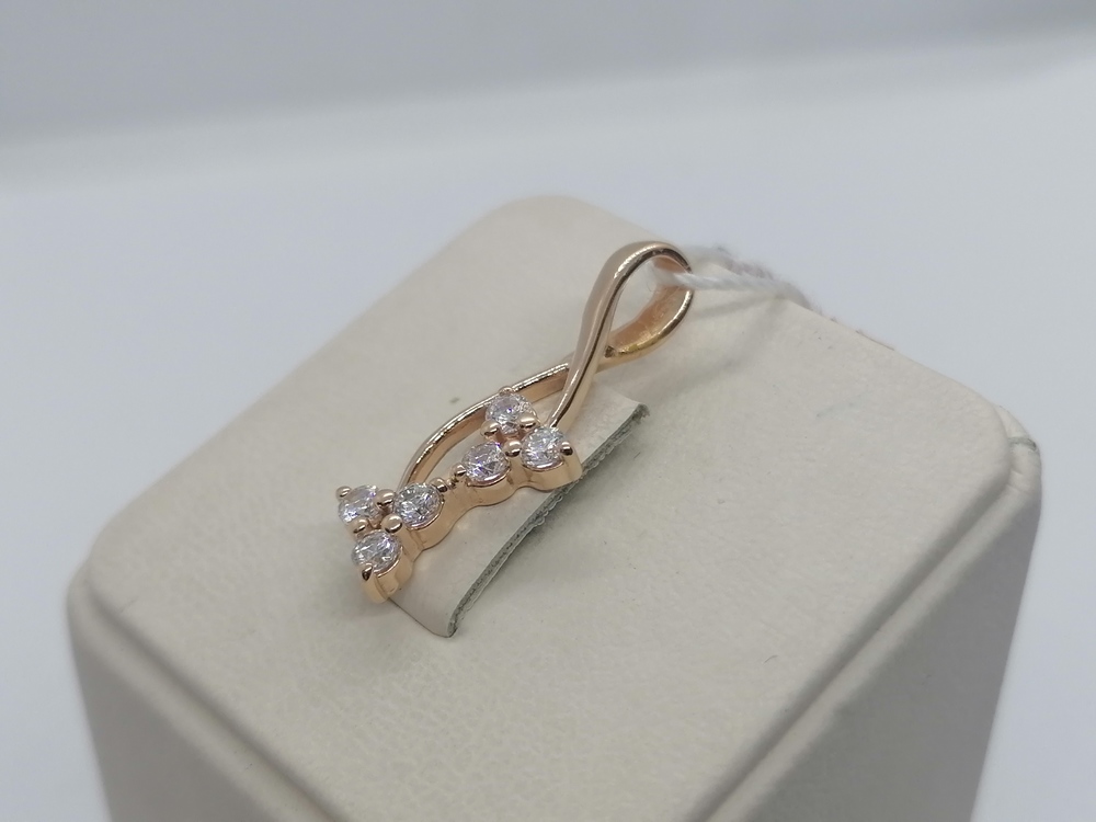 ПОДВЕСКА С КАМНЯМИ (Au 585)