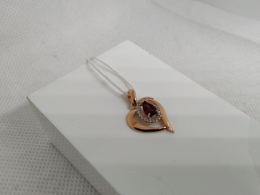 ПОДВЕСКА С КАМНЯМИ (Au 585)