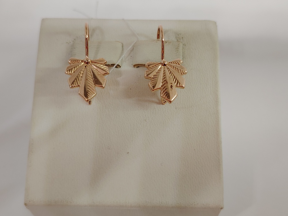 СБКМ583 СЕРЬГИ БЕЗ КАМНЯ (Au 583)