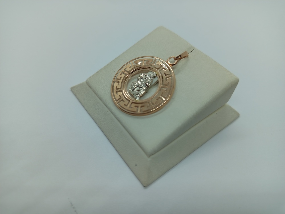 ПОДВЕСКА ЗНАК ЗОДИАКА ВОДОЛЕЙ (Au 585)
