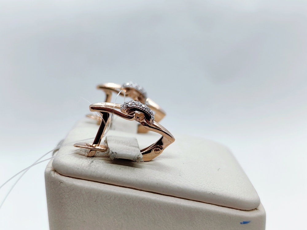 СЕРЬГИ С КАМНЯМИ (Au 585)