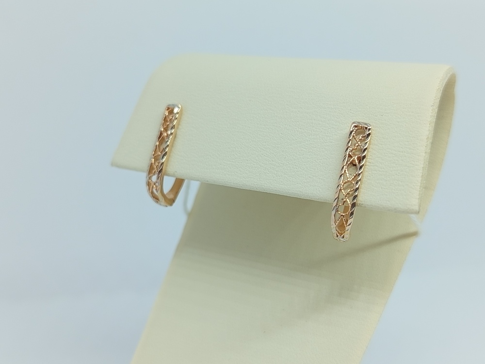 СБКМ585 СЕРЬГИ БЕЗ КАМНЯ (Au 585) СБКМ585 СЕРЬГИ БЕЗ КАМНЯ (Au 585)