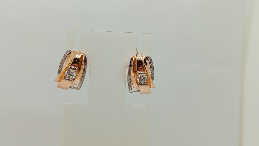 СЕРЬГИ С КАМНЯМИ (Au 585)