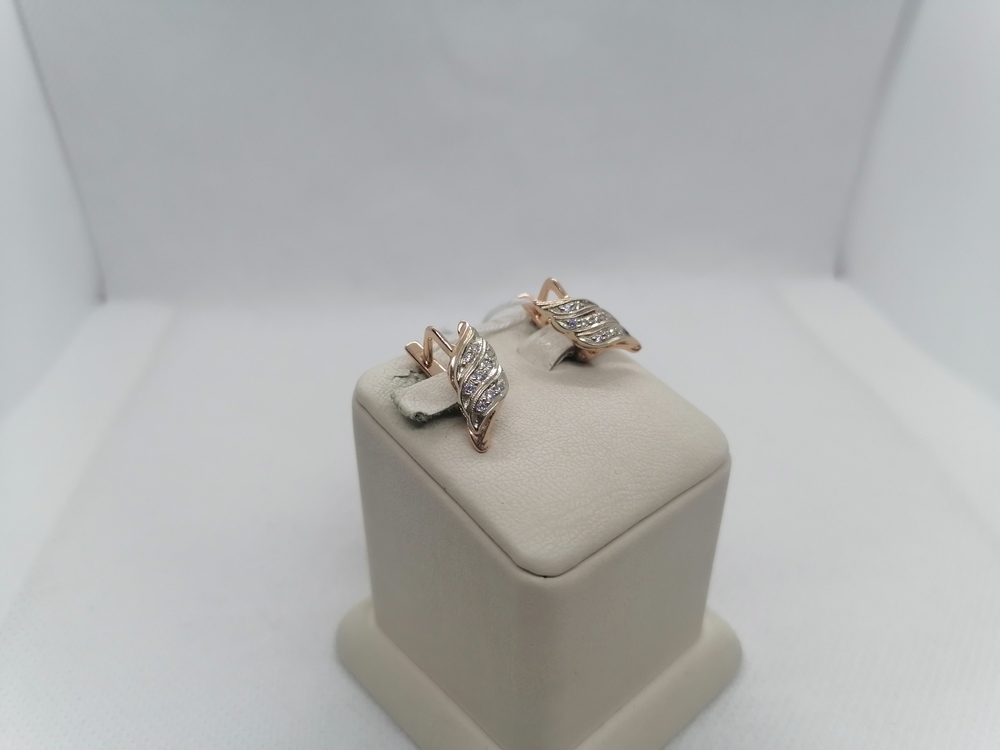 СЕРЬГИ С КАМНЯМИ (Au 585)