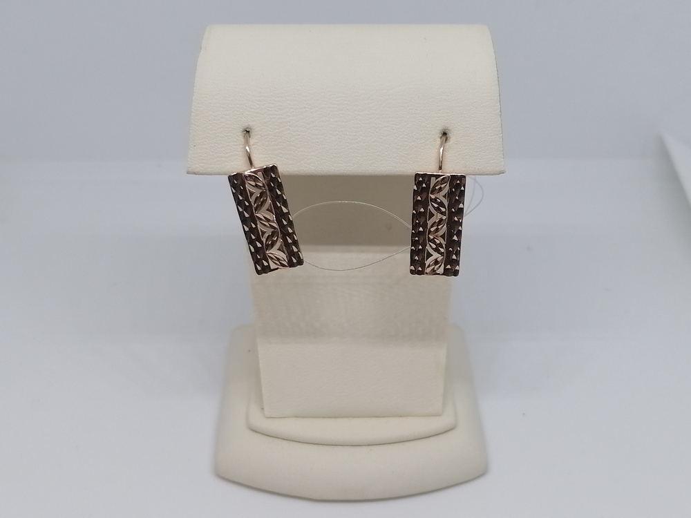 СЕРЬГИ ПЕТЕЛЬКА без камня (Au 585)