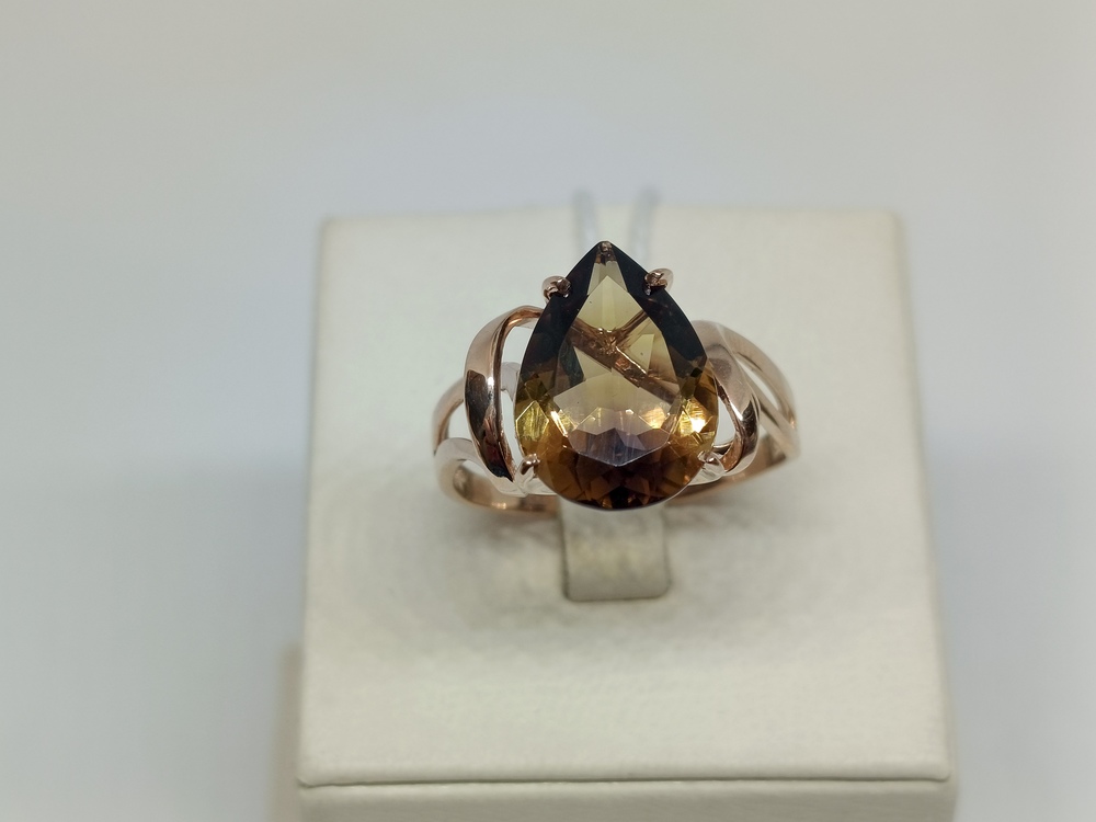 КОЛКМ585 КОЛЬЦО С КАМНЕМ (Au 585)