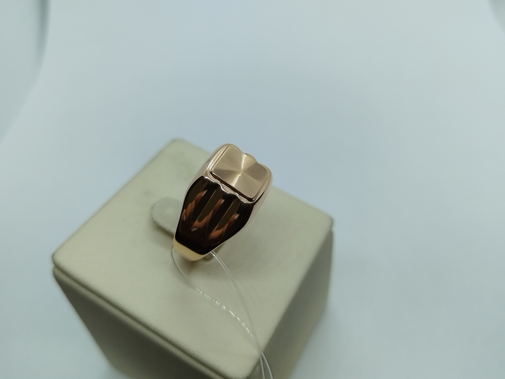 КОЛЬЦО ПЕЧАТКА без камня (Au 585)