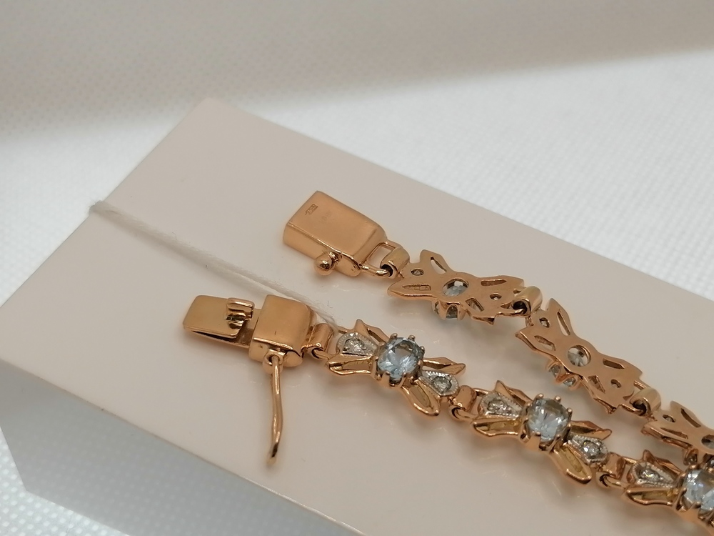 БРАСЛЕТ БРИЛЛИАНТ Au 585