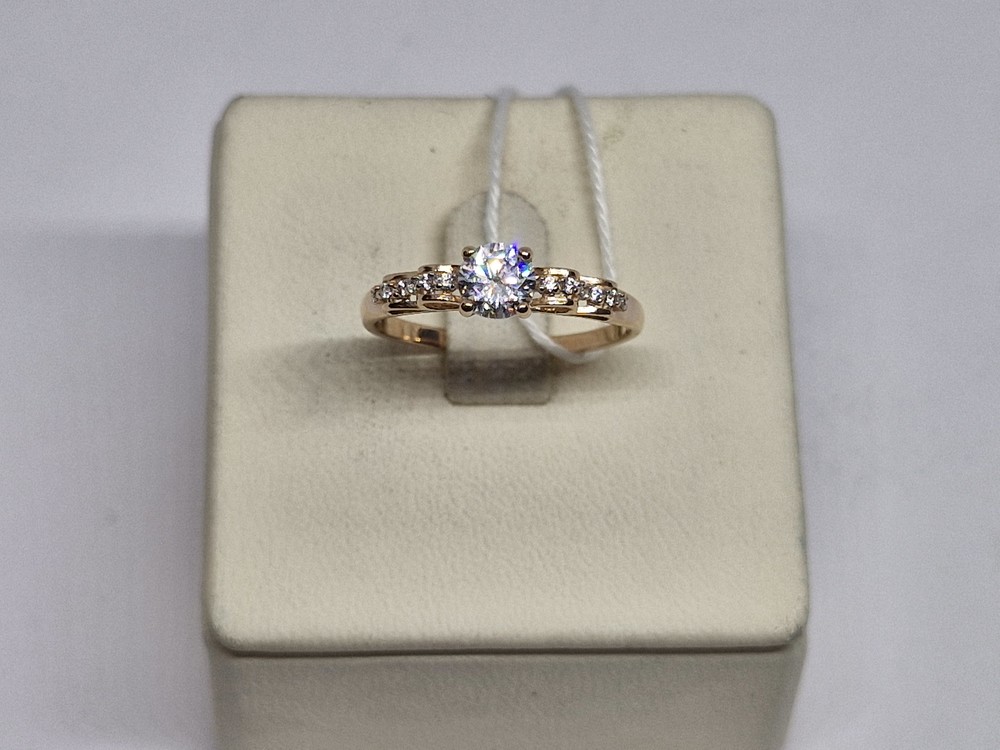 КОЛКМИ585 КОЛЬЦО С КАМНЯМИ (Au 585)